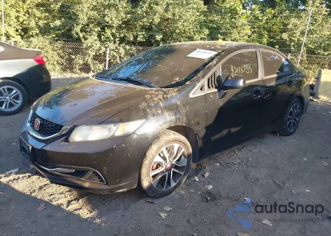 2013 Honda Civic Ex from USA, damaged, VIN 19XFB2F82DE061831
